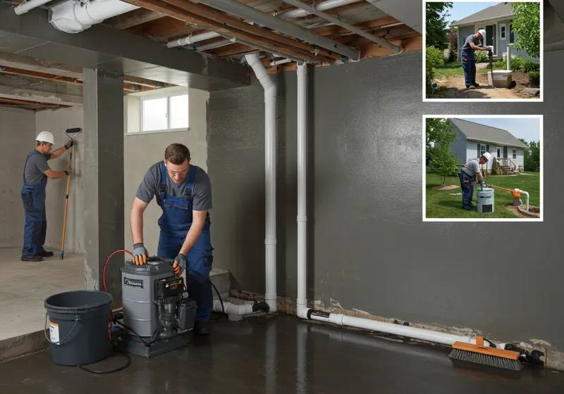 Basement Waterproofing and Flood Prevention process in West Bishop, CA